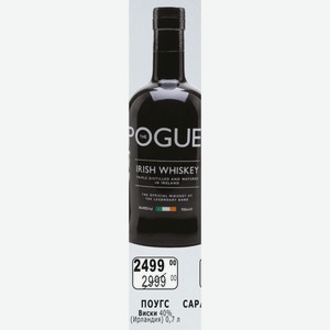 ПОУГС Виски 40% (Ирландия) 0,7 л