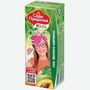 Сады Придонья сок яблочно-абрикосовый с мякотью 0.2л