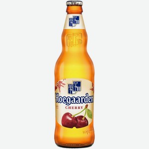 Пивной напиток Hoegaarden Вишня нефильтрованный 4.5%, 440 мл