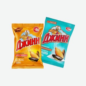 Семечки подсолн. жареные/соленые 350гр Джинн