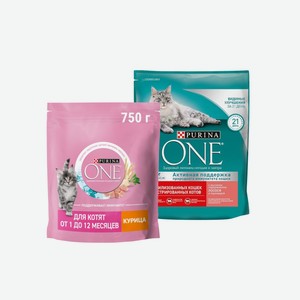 Корм сухой PURINA ONE 750г в ассортименте