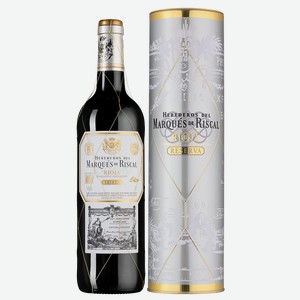 Вино Marques de Riscal Reserva в подарочной упаковке, 2017, 0.75 л