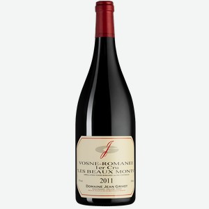 Вино Vosne-Romanee Premier Cru Les Beaux Monts, Domaine Jean Grivot, 2011, 1.5 л, 1.5 л