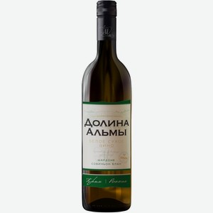 Вино  Долина Альмы  Шардоне-Совиньон Блан, 750 мл, Белое, Сухое