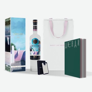 Водка в подарочном наборе Онегин Dandy Art Edition, 0.7 л