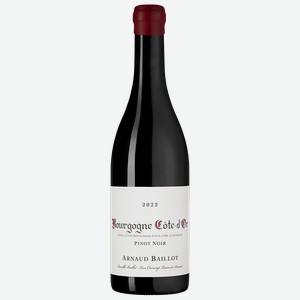 Вино Bourgogne Cote d Or Rouge, Arnaud Baillot, 2022, 0.75 л