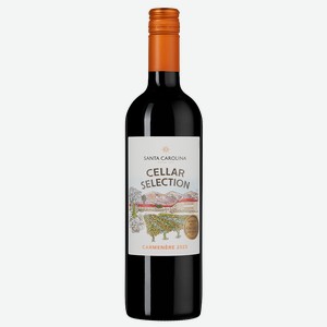 Вино Cellar Selection Carmenere, Santa Carolina, 2023, 0.75 л
