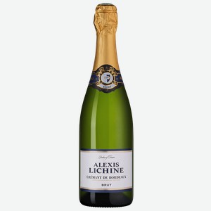 Игристое вино Cremant de Bordeaux Brut, Alexis Lichine, 0.75 л