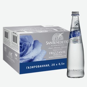 Вода газированная San Benedetto (20 шт.*0.5 л.), 0.5 л