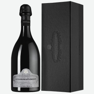 Игристое вино Franciacorta Riserva Dosage Zero Cuvee Annamaria Clementi в подарочной упаковке, Ca Del Bosco, 2015, 0.75 л