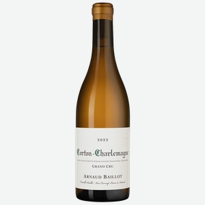 Вино Corton-Charlemagne Grand Cru, Arnaud Baillot, 2022, 0.75 л