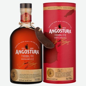 Ром Angostura Tribute Distiller s Cut в подарочной упаковке, 0.7 л