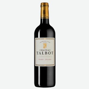 Вино Chateau Talbot Grand Cru Classe (Saint-Julien), 2019, 0.75 л