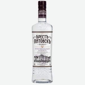 Водка Брестъ-Литовскъ Оригинальный Рецептъ 0.5л