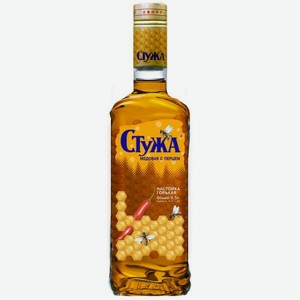 Настойка горькая Стужа Медовая с перцем 0.5л