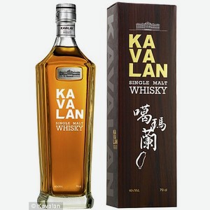 Виски Kavalan Classic в подарочной упаковке, 0.7л