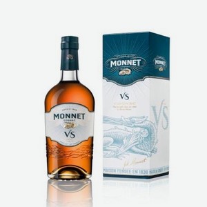 Коньяк Monnet VS в подарочной упаковке, 0.7л