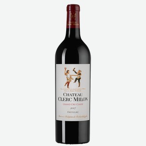 Вино Chateau Clerc Milon (Pauillac), 2017, 0.75 л