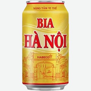 Светлое пиво Bia Hanoi 0.33л