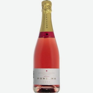 Кава Нувиана Вино игристое DO Cava Росадо Розовое Брют 0.75л