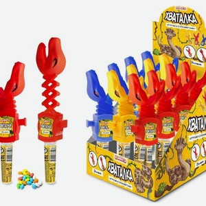 Игрушка Змея Хваталка с конфетами 5гр