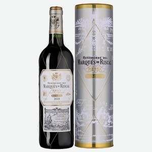 Вино Marques de Riscal Reserva в подарочной упаковке 0.75 л