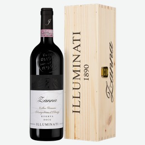 Вино Zanna Montepulciano d Abruzzo Riserva в подарочной упаковке 0.75 л