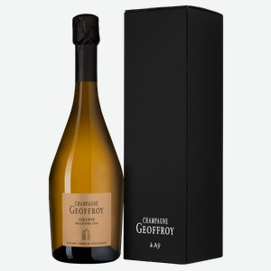 Шампанское Geoffroy Volupte Brut Premier Cru в подарочной упаковке 0.75 л