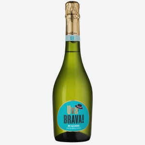 Игристое вино безалкогольное Uva Brava Sparkling White, 0,0% 0.75 л