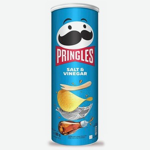 Чипсы Pringles Соль и Уксус, 165г туба