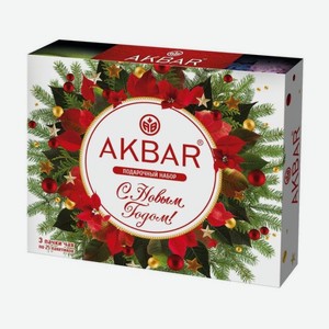 Чай АКБАР Ассорти 3 вкуса 3*25пак*1,5г