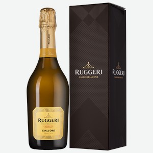 Игристое вино Prosecco Giall oro в подарочной упаковке 0.75 л
