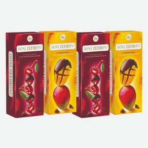 Зефир глазированный со вкусом вишни, манго Doni Zefironi КФ Нева 210 г