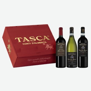 Вино в подарочном наборе Tasca d Almerita: The Cult Trio 0.75 л