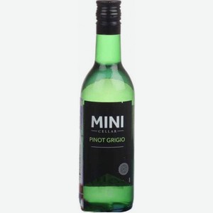 Вино  Мини  Пино Гриджио, 187 мл, Белое, Сухое