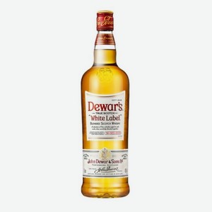 Виски Дюарс Белая Этикетка шотландский купажированный 40% 1л