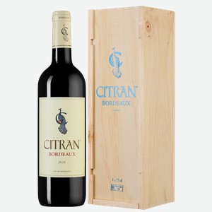 Вино Le Bordeaux de Citran Rouge в подарочной упаковке 0.75 л
