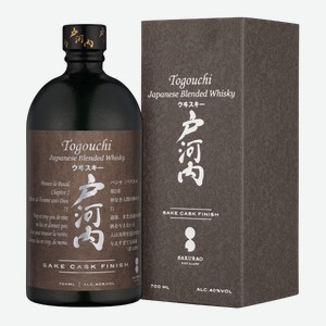 Виски Togouchi Sake Cask Finish в подарочной упаковке 0.7 л