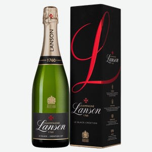 Шампанское Le Black Création 257 Brut в подарочной упаковке 0.75 л