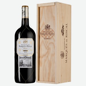 Вино Marques de Riscal Reserva в подарочной упаковке 1.5 л