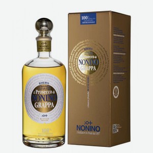 Граппа Grappa Monovitigno Il Prosecco Riserva in barriques в подарочной упаковке 0.7 л
