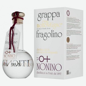 Граппа Cru Monovitigno Fragolino в подарочной упаковке 0.5 л