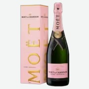 Шампанское Moet & Chandon розовое брют 0,75 л в подарочной упаковке