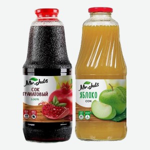 Сок Mr.Juls Гранатовый, Яблочный 1л
