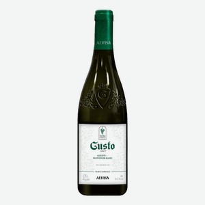 Вино Gusto Vino Aligote-Sauvignon Blanc белое полусладкое 750 мл