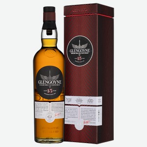 Виски Glengoyne Aged 15 Years в подарочной упаковке 0.7 л