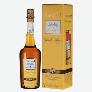 Кальвадос Boulard Grand Solage в подарочной упаковке 0.7 л