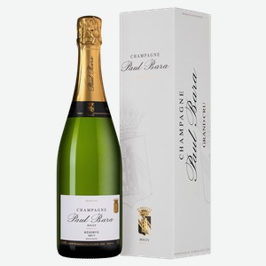 Шампанское Reserve Bouzy Grand Cru Brut в подарочной упаковке 0.75 л