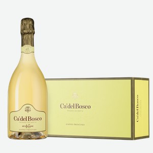 Игристое вино Franciacorta Cuvee Prestige Edizione 45 в подарочной упаковке 0.75 л