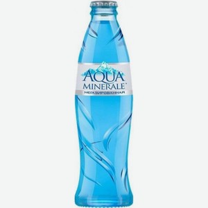 Вода  Аква Минерале  Негазированная, в стеклянной бутылке, 260 мл